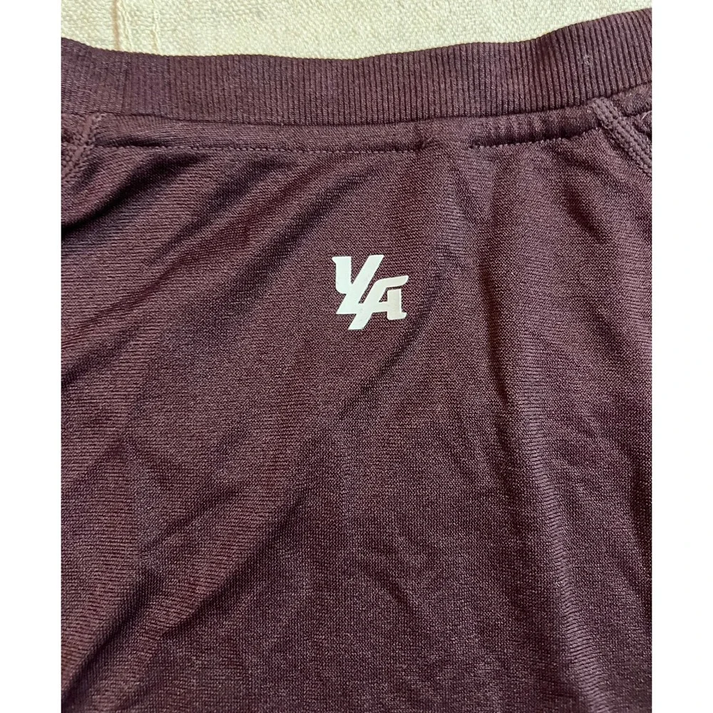 YoungLA Immortal Seamless Shirt Mens Medium Burgundy Maroon Athletic Gym Tee